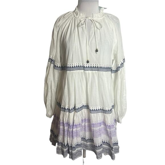 NWT Oliphant balloon sleeve markesh dress mini SZ L Tuckernuck - Picture 2 of 7